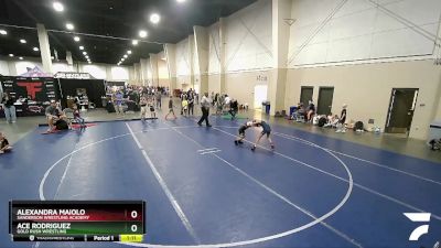 70 lbs Round 2 - Ace Rodriguez, Gold Rush Wrestling vs Alexandra Maiolo, Sanderson Wrestling Academy