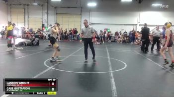 92 lbs Round 1 (8 Team) - Case Gustafson, FL Scorpions vs Landon Wright, Centurion WC