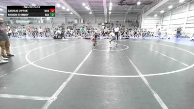 90 lbs Rr Rnd 3 - Czarlie Diffee, Untouchables vs Raeion Shirley, Ragin Raisins Catawba ES