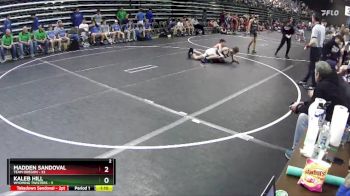 117 lbs Round 4 (6 Team) - Madden Sandoval, Team Oregon vs Kaleb Hill, Wyoming Twisters