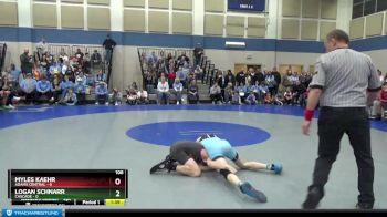 106 lbs Semis & Wb (16 Team) - Myles Kaehr, Adams Central vs Logan Schnarr, Cascade