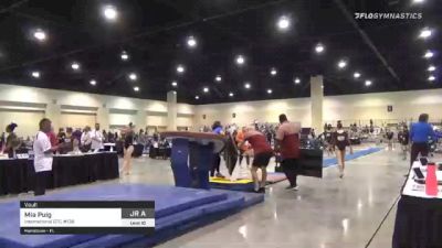 Mia Puig - Vault, International GTC #136 - 2021 USA Gymnastics Development Program National Championships