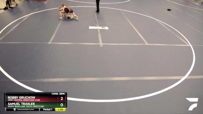 53 lbs Cons. Semi - Samuel Traxler, White Bear Lake Youth Wrestling vs