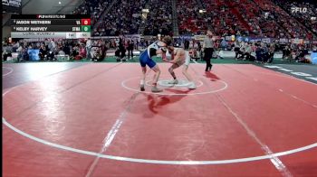 3A 132 lbs Cons. Round 3 - Jason Wethern, Valley vs Kelby Harvey, St. Maries
