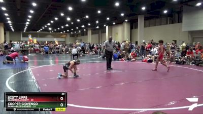 90 lbs Round 4 (6 Team) - Scott Lipps, Gladiator Academy vs Cooper Giovengo, Panhandle Punishers