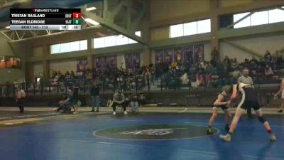 113 lbs Cons. Round 3 - Tristan Ragland, South vs Teegan Eldridge, Cheyenne East