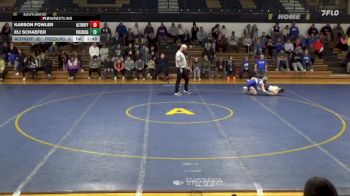 106 lbs Karson Fowler, Belleville (Althoff Catholic) vs Eli Schaefer, Freeburg