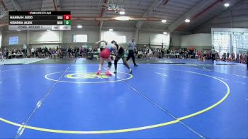 125 lbs Cons. Round 1 - Kendra Jilek, Medina Highland vs Hannah Judd, Highland