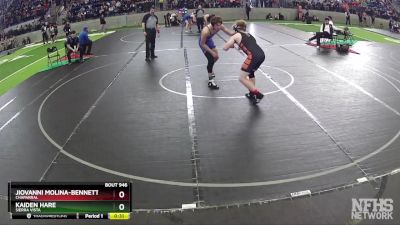 165 lbs Cons. Round 3 - Kaiden Hare, Sierra Vista vs Jiovanni Molina-Bennett, Chaparral