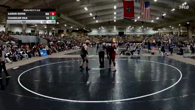 190 lbs Semis & 1st Wb (8 Team) - Aaron Estes, Munford High School vs Chandler Kile, Tullahoma High School