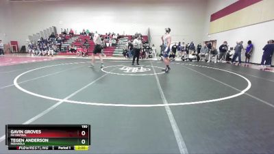 190 lbs Champ. Round 1 - Gavin Groves, FH CENTRAL vs Tegen Anderson, INDIANOLA