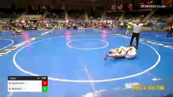 145 lbs 1/4 Finals - Delton Kaufmann, Valiant Prep vs Griffin Mitchell, Spartan Mat Club