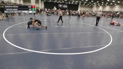120 lbs Cons. Semis - Rodolfo Rojas, Team Tulsa Wrestling Club vs Kipton Lewis, Immortal Athletics WC