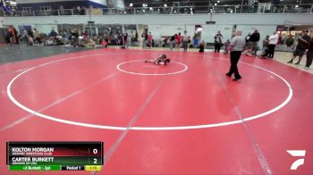 81 lbs Cons. Round 1 - Kolton Morgan, Hickory Wrestling Club vs Carter Burkett, Ground Up USA