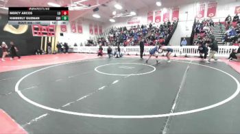 130 lbs Cons. Round 4 - Kimberly Guzman, Centennial (NV) vs Mercy Arcos, La Sierra