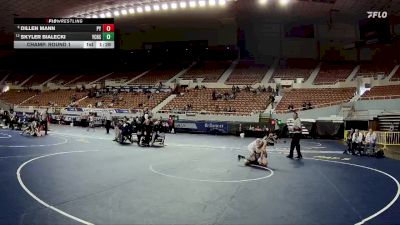 106-D4 Champ. Round 1 - Dillen Mann, Payson High School vs Skyler Bialecki, Yuma Catholic High School