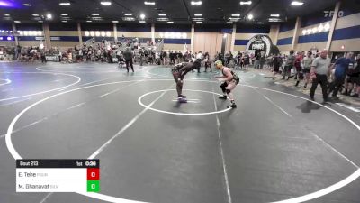 175 lbs Consi Of 8 #2 - Elijah Tehe, Pounders WC vs Matin Ghanavat, Silverback WC