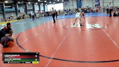 76 lbs Rd# 4- 2:00pm Friday Final Pool - Logan Bonfilio, Florida Elite vs Easton Hertzog, PA Silver