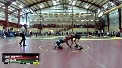 190 lbs Champ. Round 1 - Isaac Barrientos, IC Catholic Prep vs Lane Foard, Benedictine College Prep