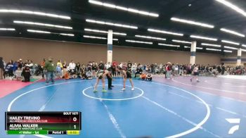 115-121 lbs Round 3 - Alivia Walker, Mesquite Wrestling Club vs Hailey Trevino, All American Wrestling Club