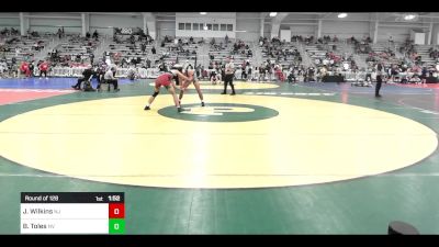 170 lbs Round Of 128 - Joshua Wilkins, NJ vs Braelen Toles, NV