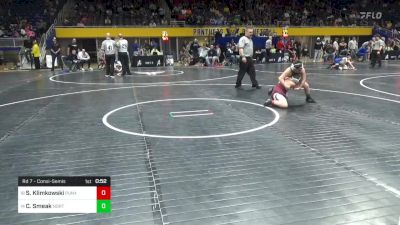 110 lbs Rd 7 - Consi-semis - Sean Klimkowski, Punxsutawney vs Carter Smeak, North Star