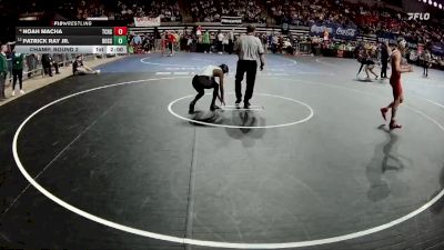 D 2 144 lbs Champ. Round 2 - Patrick Ray Jr., Bossier vs Noah Macha, Teurlings Catholic