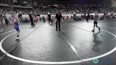 43 lbs Round Of 16 - Waylon Pearson, Barnsdall Youth Wrestling vs Memphis Epperley, Smith Wrestling Academy