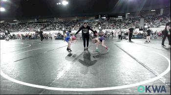 55 lbs Semifinal - Kyllie Gwinn, Buck Pride Wrestling vs Elliott Underwood, Piedmont