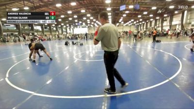 210 lbs Round 2 (10:30am Friday) - Peyton Oliver, Rebellion vs Andres Valencia, Nebraska Elite