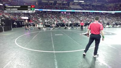 144 lbs 1st Place Match - Carson Neubert, Luxemburg-Casco vs Cade Aaberg, Oregon