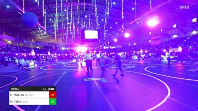 165 lbs Consolation - Sergio Macias Iii, Mustang WC vs Kiefer Fallis, Team Champs