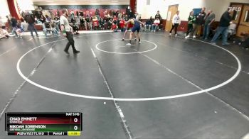 165 lbs Cons. Round 2 - Nikoah Sorenson, Greybull/Riverside vs Chad Emmett, Evanston