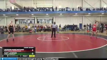 165 lbs Champ. Round 1 - Matt Lackman, Alvernia University vs Jackson Marcantonio, King`s College (Pennsylvania)