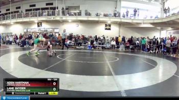 120 lbs Champ. Round 3 - Lane Snyder, Eastside Wrestling Club vs Aden Hartman, Jimtown Wrestling Club