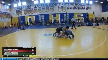 145 lbs Cons. Round 4 - Joshua Folsom, Bulldog Wrestling Club vs Giovanni Duany, CFWA @ LHP