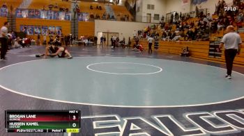 190 lbs Cons. Semi - Brogan Lane, Glencoe vs Hussein Kamel, Century