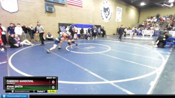 126 lbs Cons. Round 1 - Ryan Smith, Bullard vs Fabrizio Sandoval, Valencia