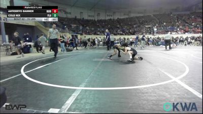 76 lbs Consi Of 8 #2 - AnTerryo Banner, Hurricane Wrestling Academy vs Cole Nix, Plainview Youth Wrestling Club