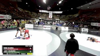 215 lbs Cons. Round 5 - Erik Najera, Sunnyvale Wrestling Club vs Joey Colburn, Ground Creatures Wrestling