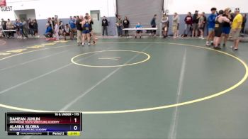 175 lbs 5th Place Match - Damean Juhlin, Anchorage Youth Wrestling Academy vs Alaska Gloria, Interior Grappling Academy