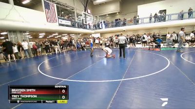 132 lbs Semifinal - Brayden Smith, Park City vs Trey Thompson, Westlake