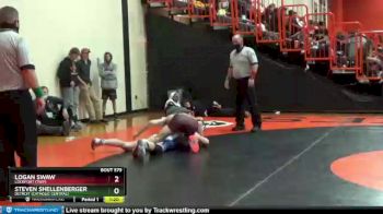 145 lbs Cons. Round 5 - Steven Shellenberger, Detroit (CATHOLIC CENTRAL) vs Logan Swaw, LOCKPORT (Twp)