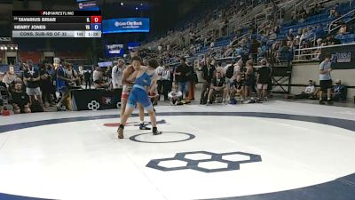 132 lbs Cons. Sub-rd Of 32 - Tavarius Briar, Illinois vs Henry Jones, Virginia