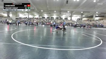 90 lbs Cons. Round 2 - Dysen Dixon, Rabbit Wrestling Club vs Zachary Dunlap, GOVS Elite