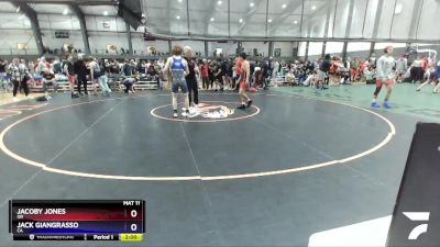 132 lbs Cons. Round 3 - Jacoby Jones, OR vs Jack Giangrasso, CA