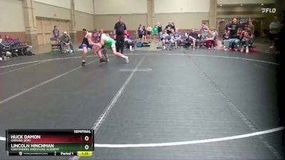 130 lbs Semifinal - Huck Damon, Ground Zero vs Lincoln Hinchman, Contenders Wrestling Academy