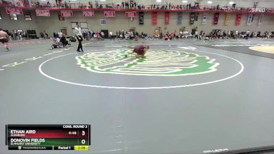 125 lbs Cons. Round 2 - Donovin Fields, Elmhurst University vs Ethan Aird, Augsburg