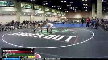 132 lbs Round 3 (10 Team) - Ashton Zembower, 212 Wrestling vs Jaustin Cook, DC Elite