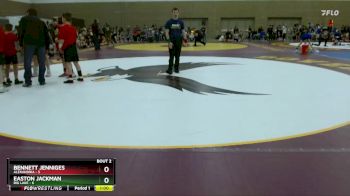 55 lbs Semis (4 Team) - Bennett Jenniges, Alexandria vs Easton Jackman, Big Lake